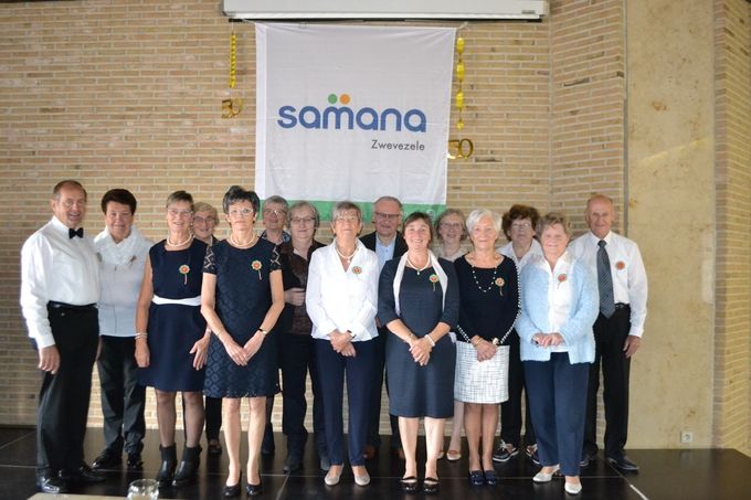 Het Samana's Team Van Zwevezele ; bestaat 50 Jaar op 8 Oktober 2017
